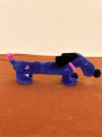 Peluche morbido cane bassotto cucciolo Jellycat Pootlin raro - collezione 2002 ritirato-