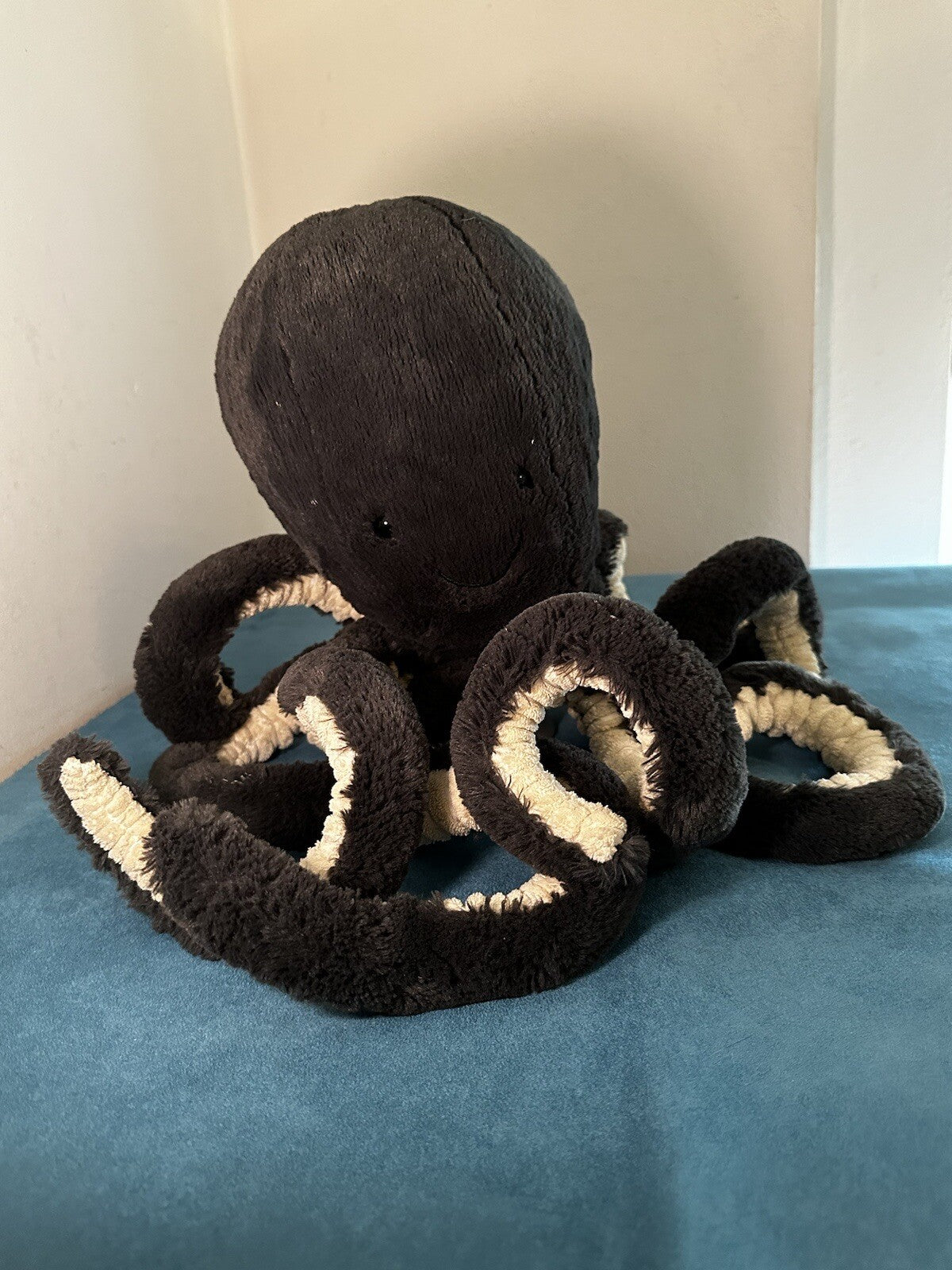 Jellycat Grande Polpo Inchiostrato Giocattolo Morbido Nero Grigio Scuro Creatura Marina OD2INK Ritirato-