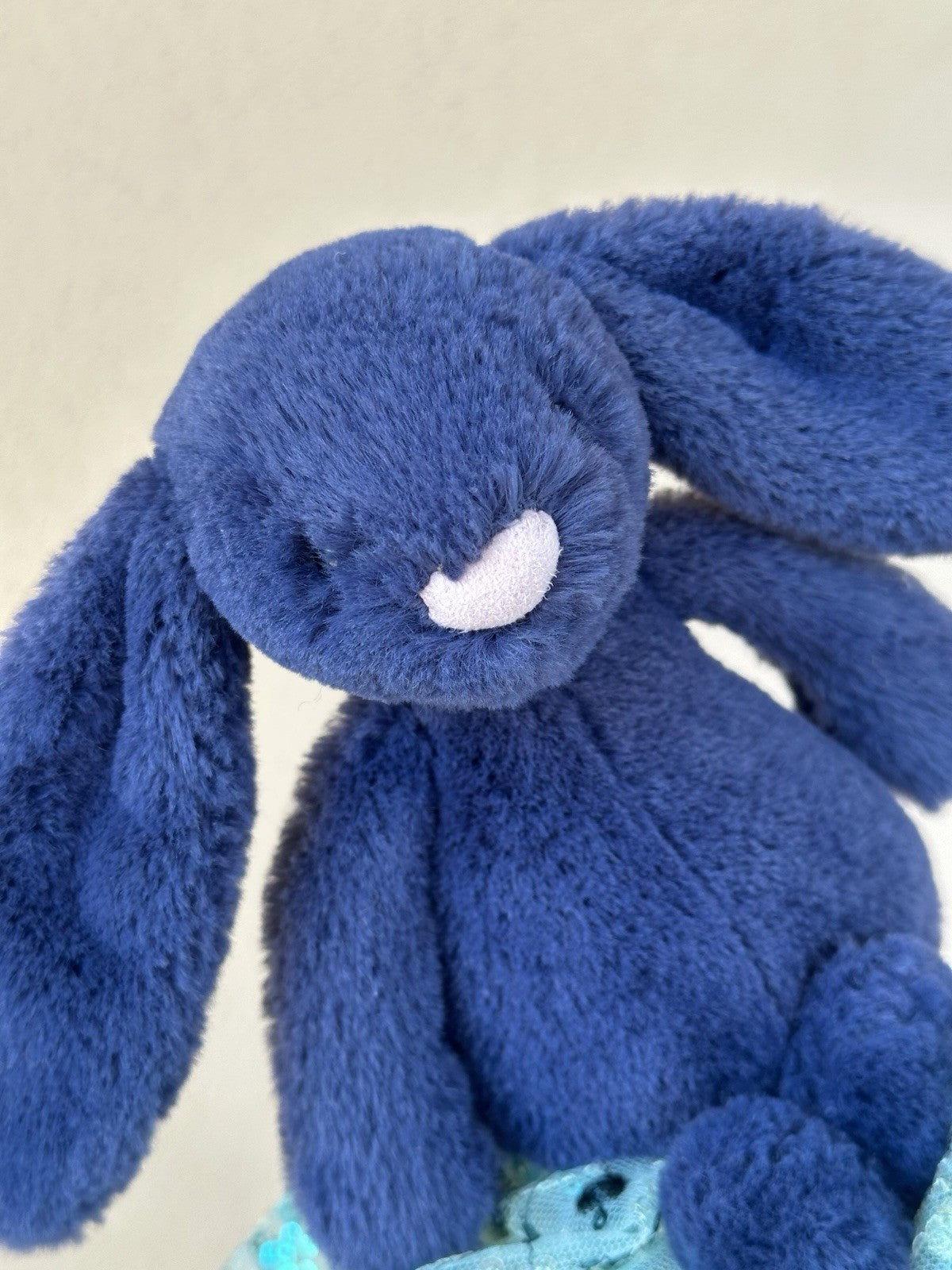 Jellycat Piccolo Timido Coniglietto Navy Blu Scuro Coniglio Morbido Peluche Coccoloso Giocattolo Ritirato-