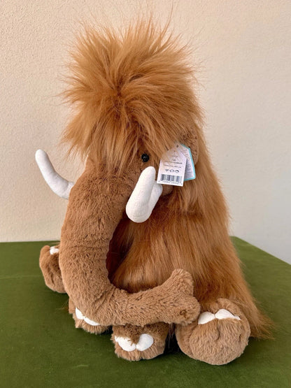 NUOVO Jellycat Maximus Mammoth nuovo con etichette grande riprovato raro giocattolo morbido cm.37 peluche