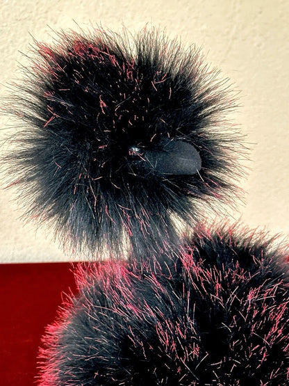 Jellycat Liquorice Pompom BNWOT Soft Toy 13in Rare Fluffy Ostrich Bird Plush