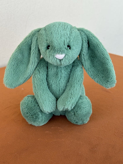 Jellycat Little Ivy Bunny BNWOT Brilliant Green Rabbit Rare Retired Soft Toy