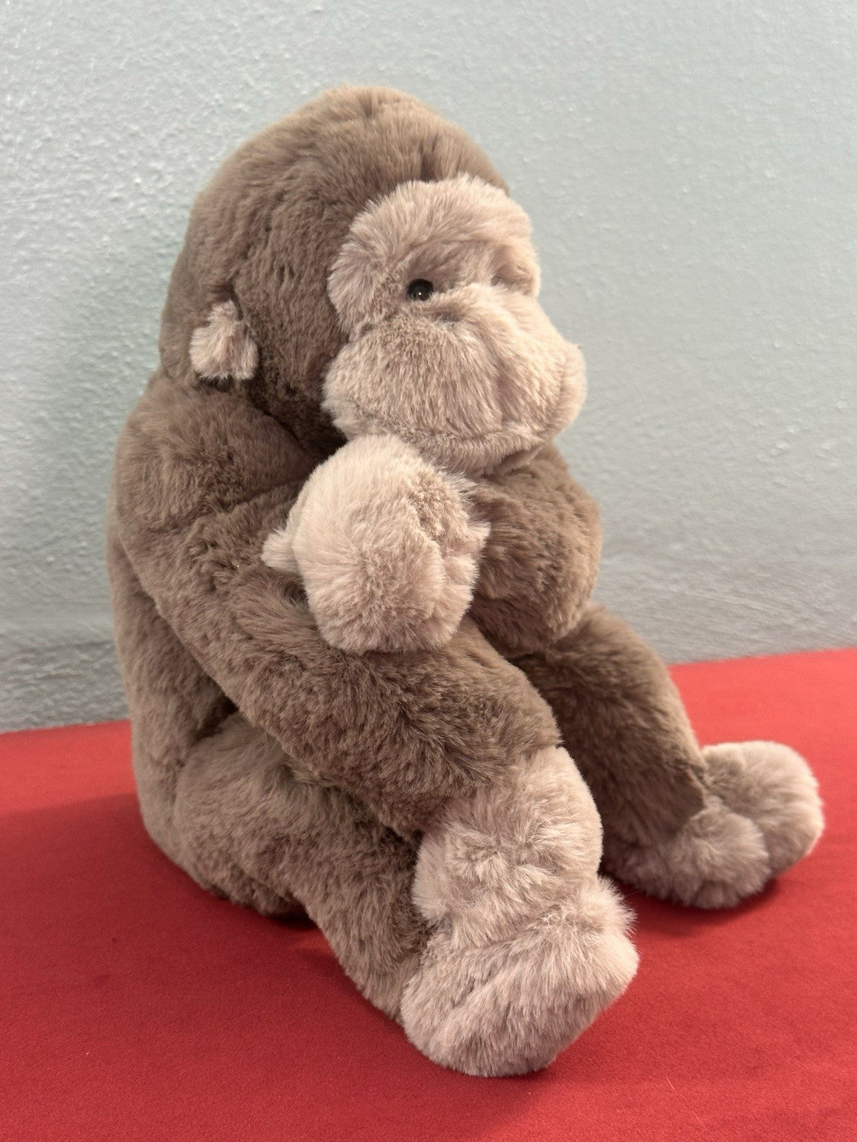 Jellycat Medium Gregory Gorilla Scimmia Super Morbida Giocattolo Raro Peluche Ritirato cm.26-