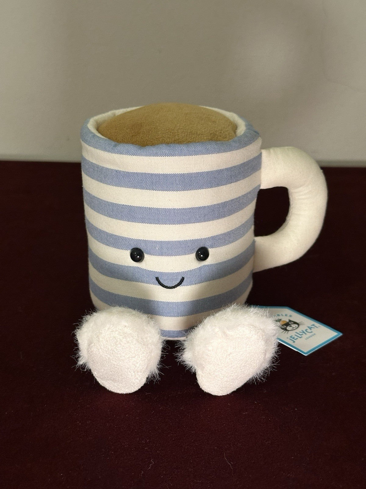 NUOVA tazza di tè Jellycat Amuseables Rosie Lea nuova con etichette tazza cibo e bevande giocattolo esclusivo-