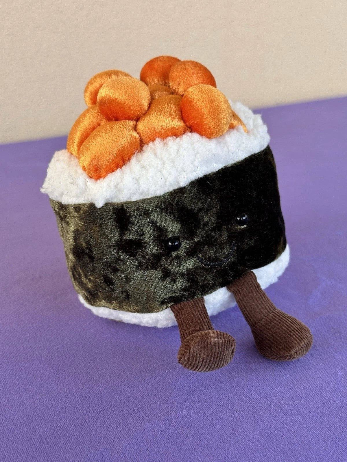 New Jellycat Silly Sushi Maki BNWT Rare Retired Food Fish Soft Toy Plush HTF