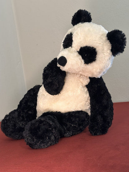 Peluche Jellycat Large Bartlesham Panda nuovo senza etichette raro vintage ritirato nero panna cm40-