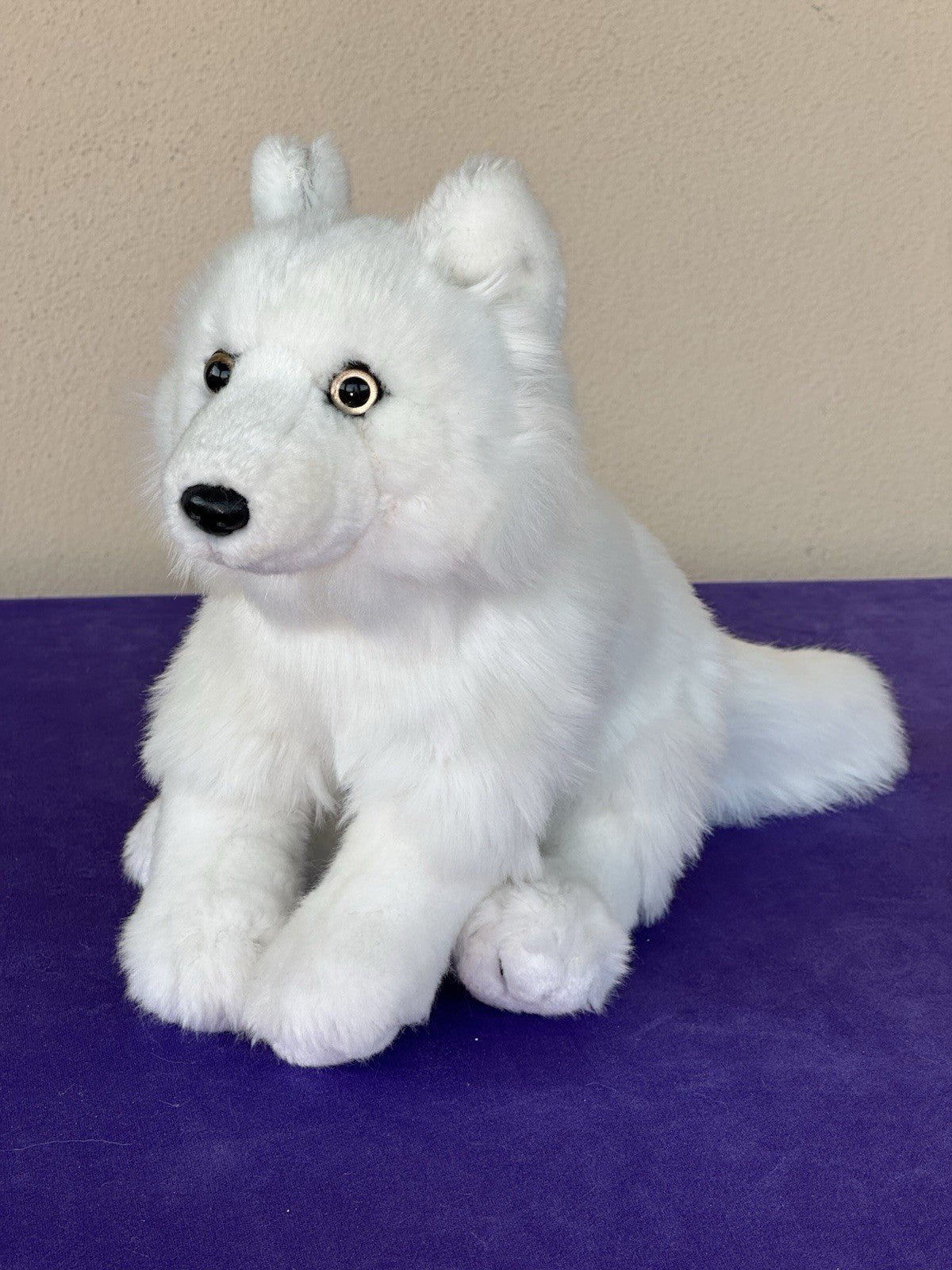 Peluche Impexit Artic Fox nuovo senza etichette bianco volpe invernale raro peluche giocattolo morbido ritirato-