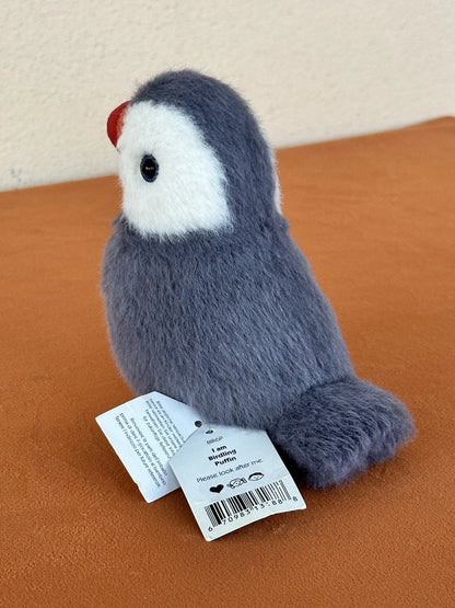 NUOVO Jellycat Birdling Puffin nuovo con etichette uccellino giocattolo morbido HTF raro peluche ritirato