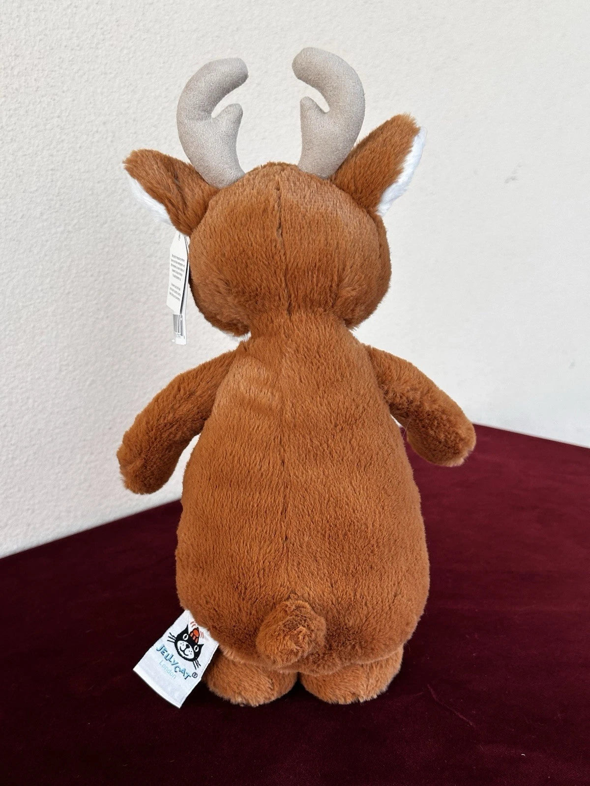 New Jellycat Medium Bobkin Reindeer BNWT Woodland Winter Deer Retired Rare Plush
