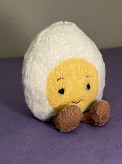 Uovo sodo confuso Jellycat divertente nuovo senza etichette ritirato raro cibo uova peluche BE6CON-