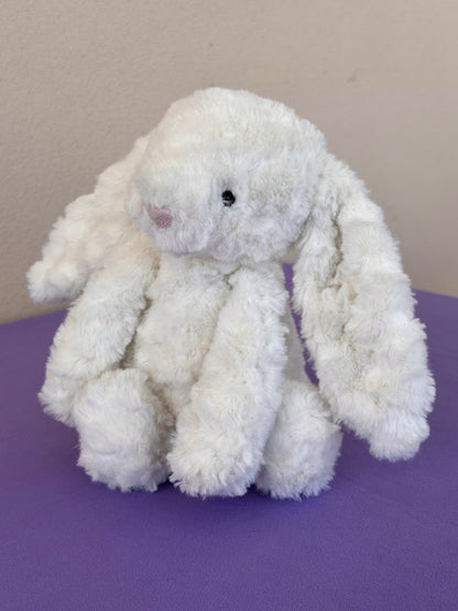 Jellycat SE Bashful Maisie Bunny BAS3MA Cream White Wavy Soft Rabbit HTF Retired