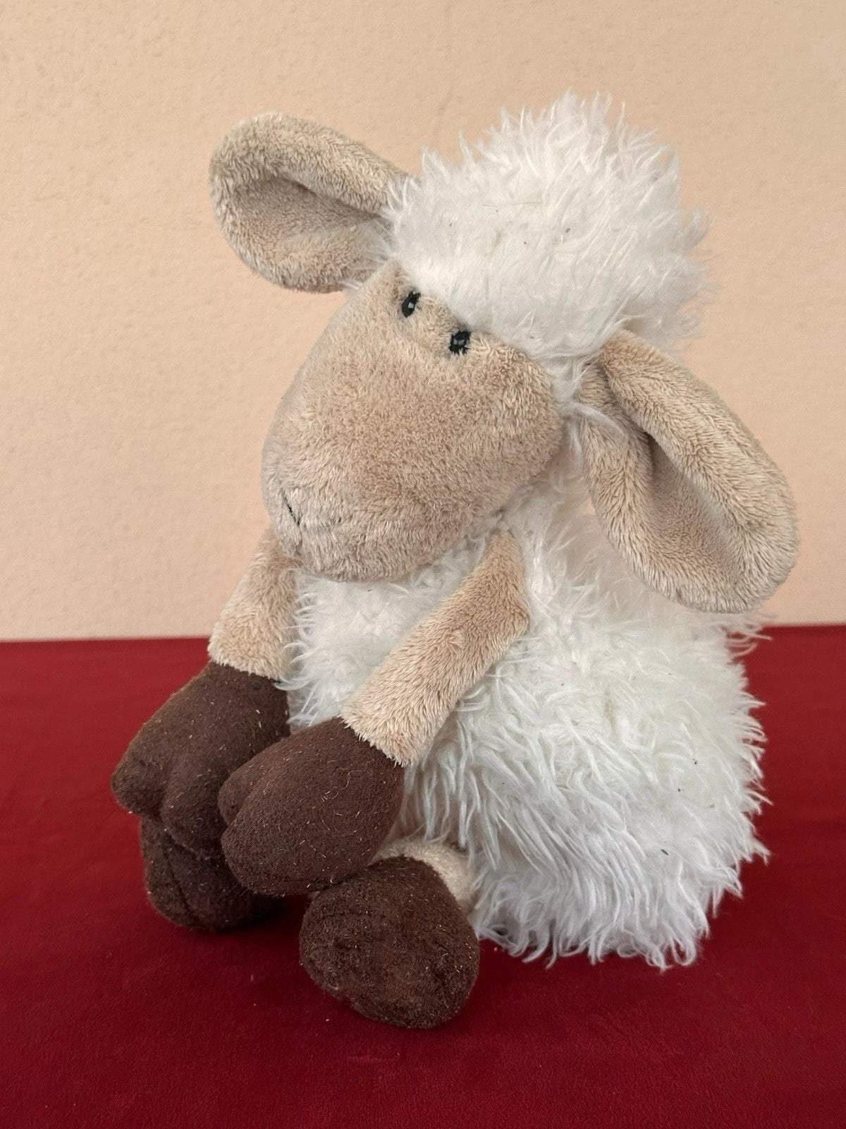 Peluche Jellycat Tiggalope Pecora Bianca Raro Pensionato Giocattolo Morbido Crema Agnello cm.36