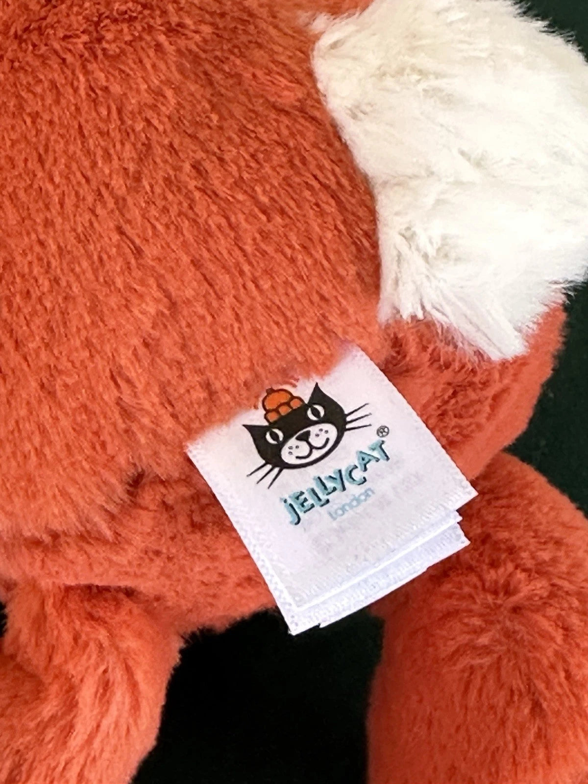 Jellycat Small Bashful Tangerine Bunny NWOT Retired Orange Rabbit Soft Plush Toy