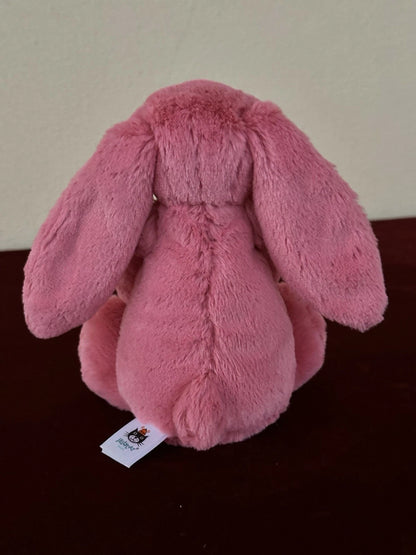 Jellycat Small Bashful Cerise Bunny BNWOT 8” Retired Pink Rabbit Soft Plush
