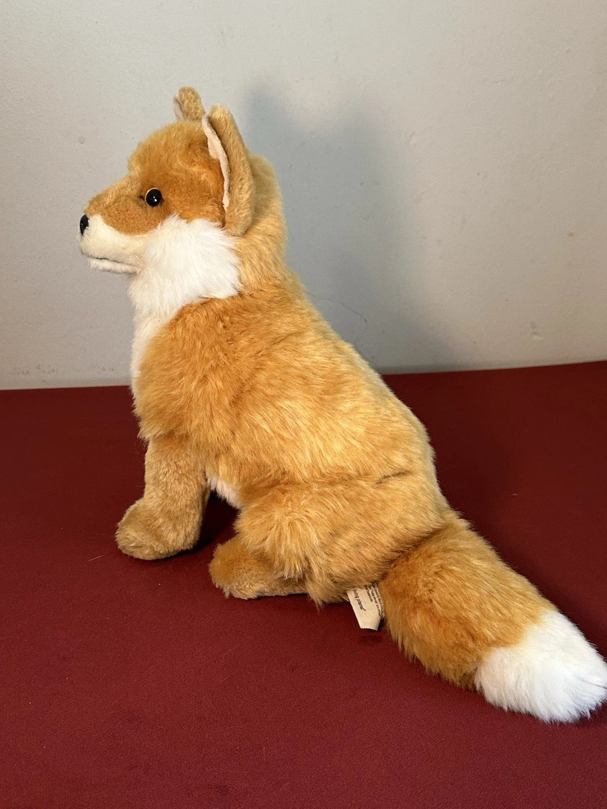 WWF Oko Volpe Rossa Seduta 23 cm 9” Bosco Volpe Arancione Raro Peluche Ritirato Giocattolo Morbido