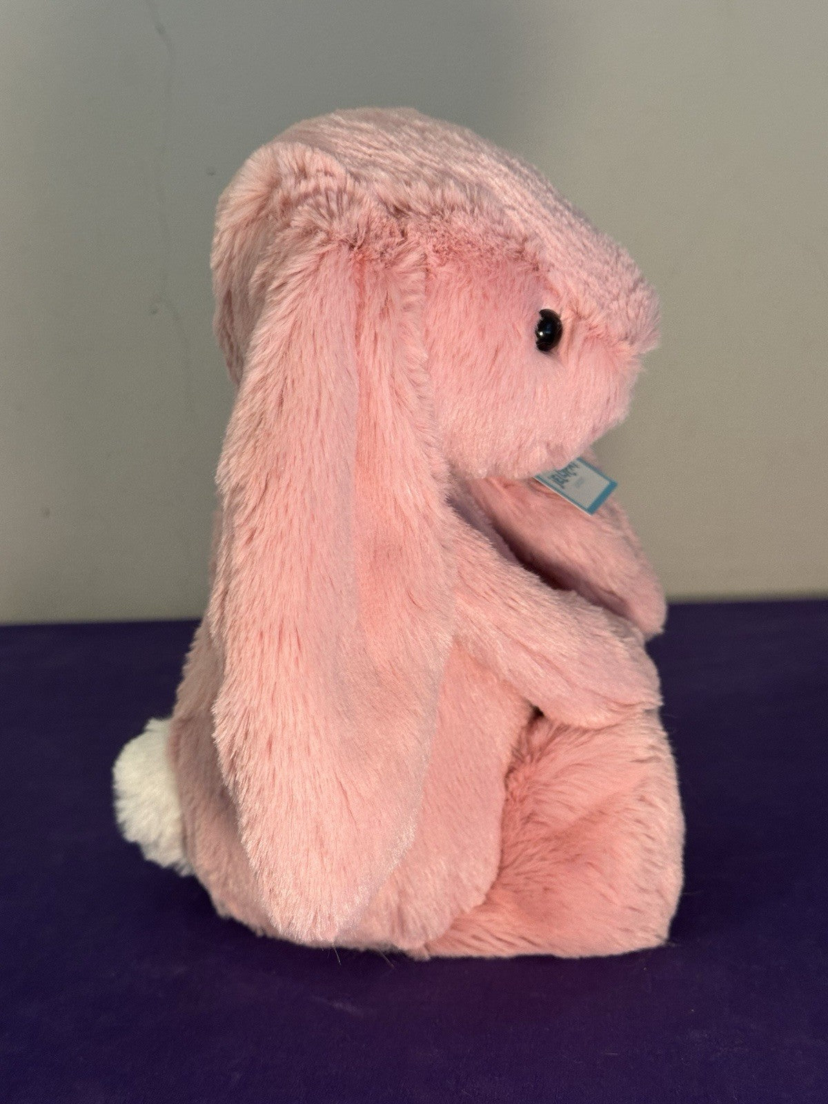 NUOVO coniglietto Jellycat Medium Bashful Petal nuovo con etichette coniglio rosa caldo raro ritirato 12"-