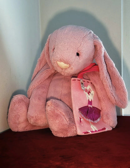 New Jellycat Pirouette Mouse Holdall BNWT Ballerina Dancer Appliquéd Lined Bag