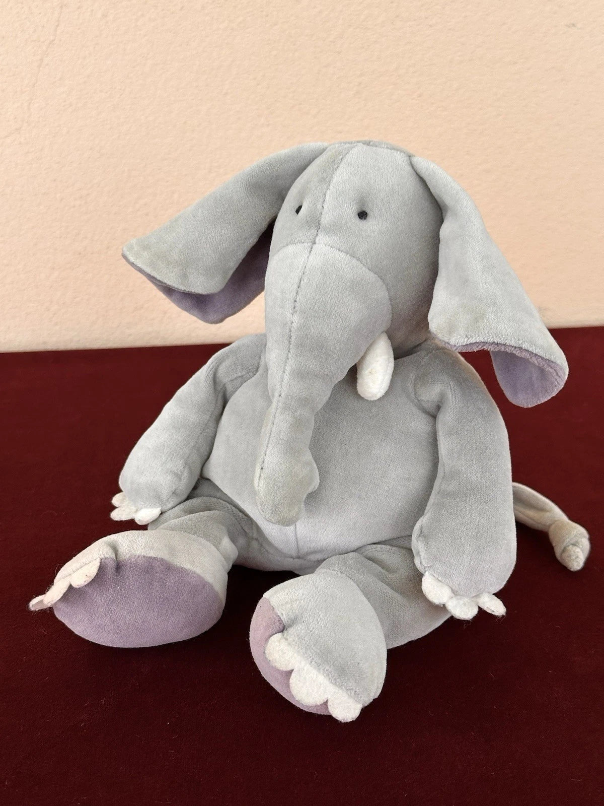 Jellycat Large Rumble Tumble Elephant BNWOT Vintage Retired Plush 1999 Grey Elly cm.30