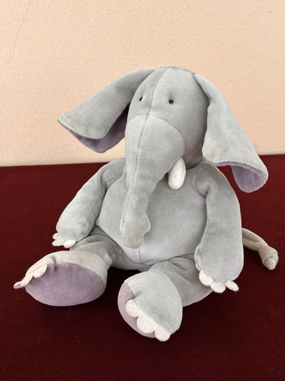 Jellycat Large Rumble Tumble Elephant BNWOT Vintage Retired Plush 1999 Grey Elly cm.30