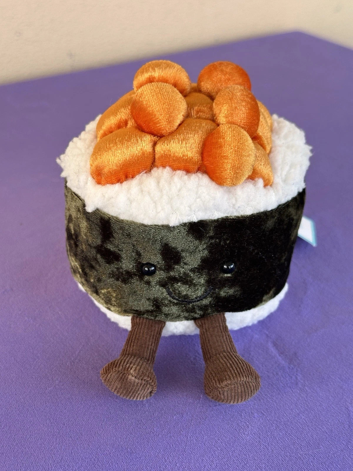 New Jellycat Silly Sushi Maki BNWT Rare Retired Food Fish Soft Toy Plush HTF