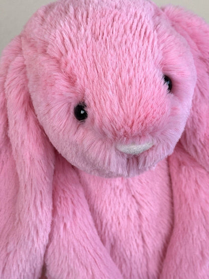 Jellycat Medium Bashful Sorbet Bunny BNWOT Rare Retired Candy Pink Rabbit Plush