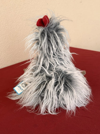 New Jellycat Small Roger Rooster BNWT Grey Chicken Blue Eyes Retired 2015 Plush