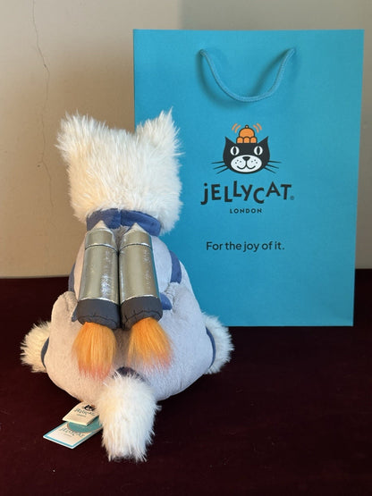 NUOVO Jellycat Munro Scottie Dog Space Outfit Nuovo con etichette Esclusiva Collezione Spazio-