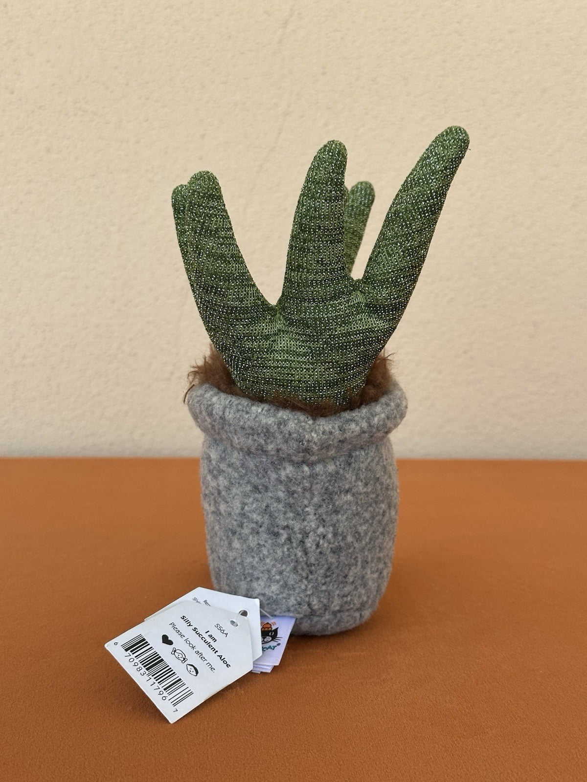 NEW Jellycat Amuseable Silly Succulent Aloe BNWT Plant in Pot Soft Toy Retired