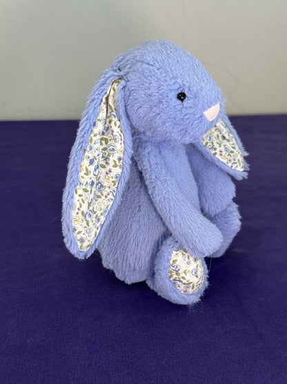 Peluche raro Jellycat piccolo timido coniglietto fiori campanelle peluche morbido giocattolo coniglio ritirato-