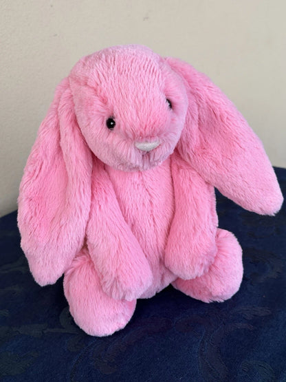 Jellycat Medium Bashful Sorbet Bunny BNWOT Rare Retired Candy Pink Rabbit Plush