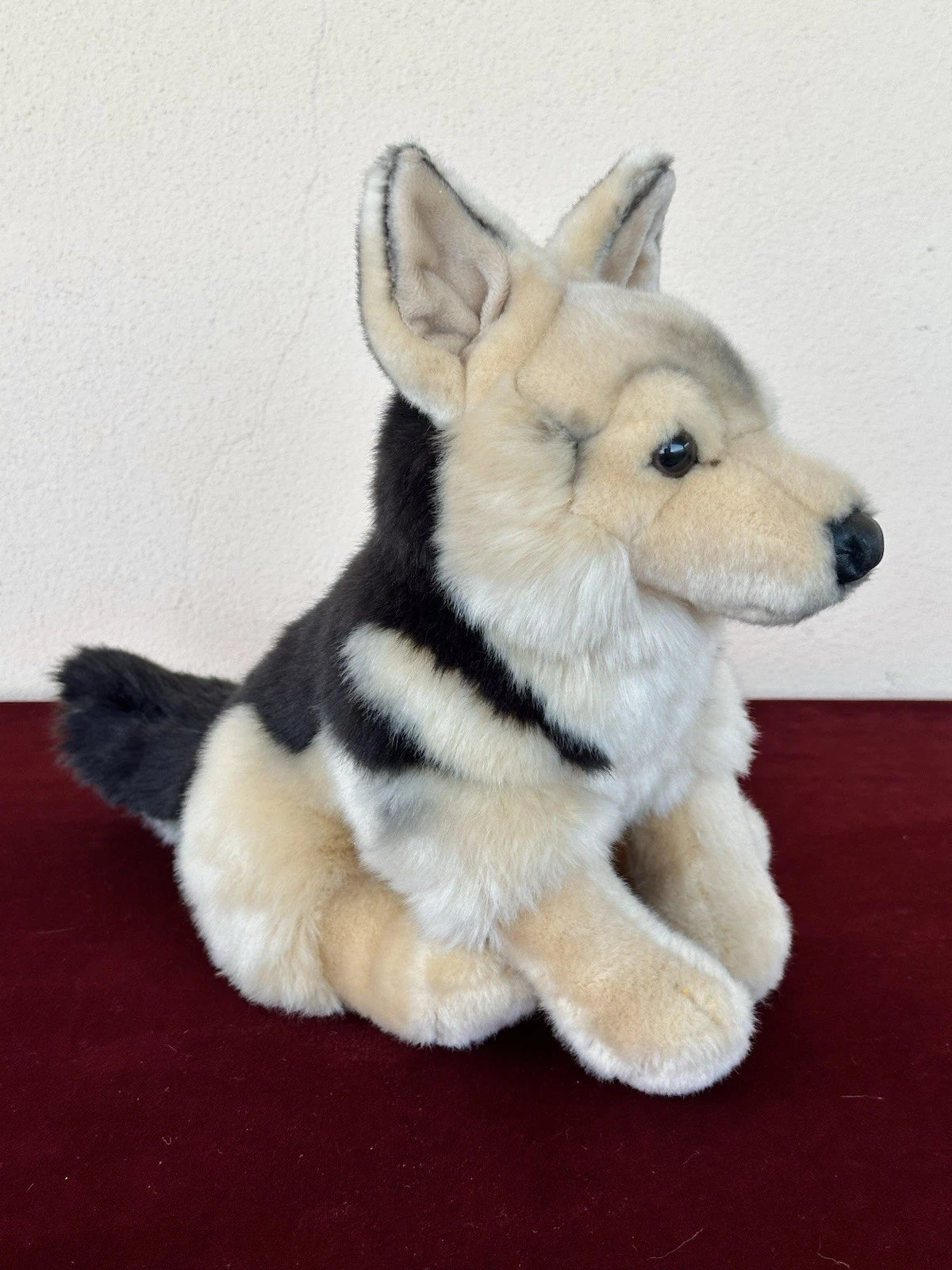 Leosco Per Uni-Toys Seduto Pastore Tedesco Cucciolo Peluche Pensionato Cane Giocattolo Morbido