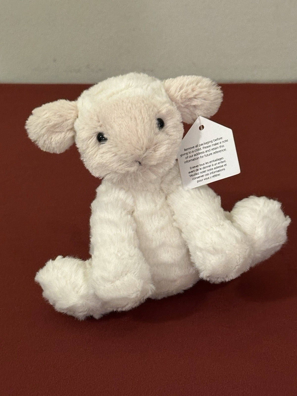 Jellycat Baby Fuddlewuddle Agnello Mini Piccola Crema Pecora Pensionato e Raro Giocattolo Morbido-