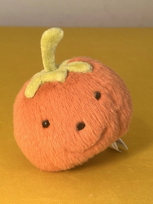 Jellycat Fluffy Pumpkin BNWOT Tiny Rare Retired Squash HTF Halloween Soft Toy