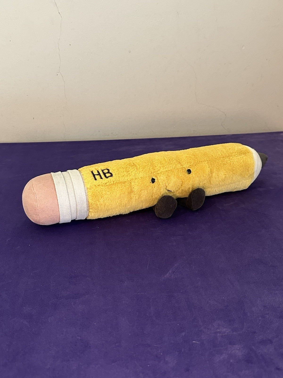 Matita Jellycat Amuseable GRANDE nuova senza etichette originale giallo vivo cm.40 ritirata-