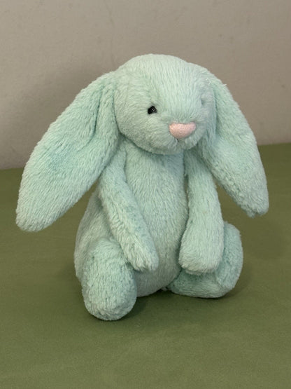 Peluche morbido coniglietto Jellycat piccolo timido come nuovo coniglio verde chiaro ritirato raro-