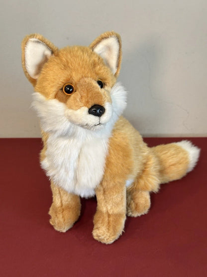 WWF Oko Volpe Rossa Seduta 23 cm 9” Bosco Volpe Arancione Raro Peluche Ritirato Giocattolo Morbido