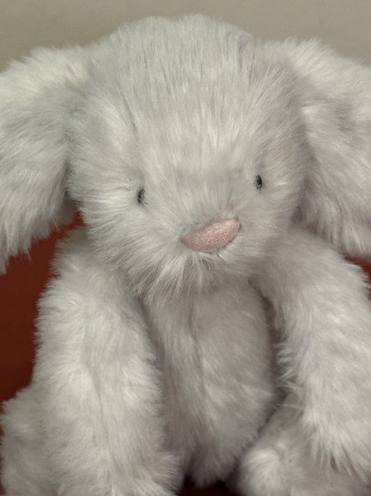 Jellycat piccolo coniglietto betulla timido nuovo senza etichette coniglio cincillà bosco ritirato HTF-