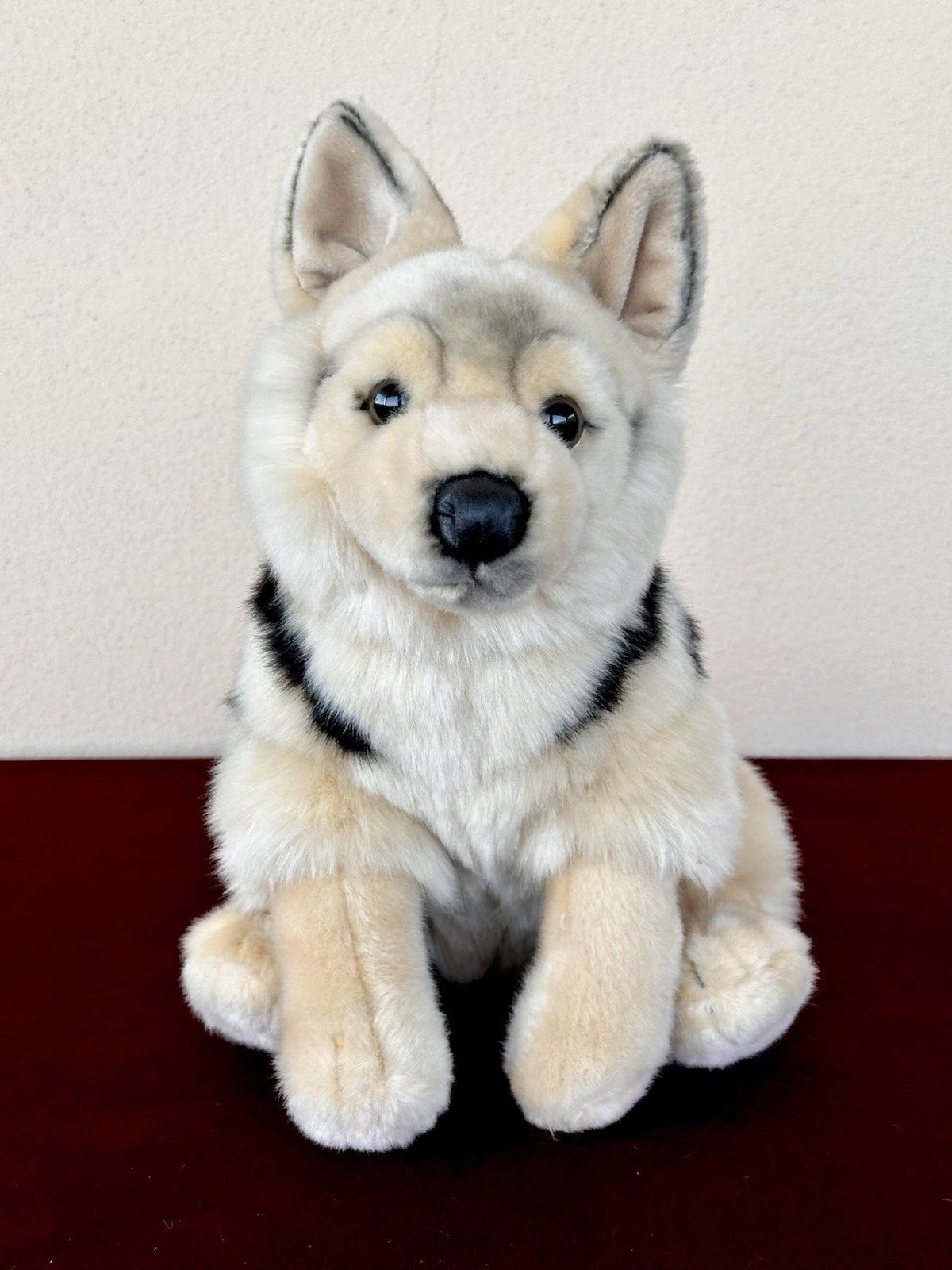Leosco Per Uni-Toys Seduto Pastore Tedesco Cucciolo Peluche Pensionato Cane Giocattolo Morbido