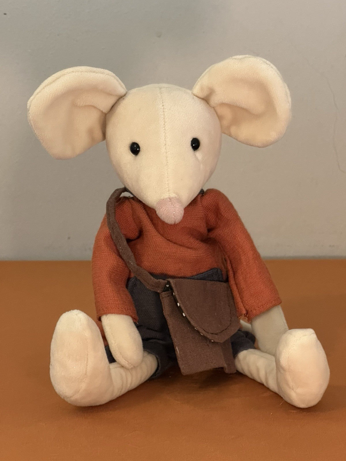 Jellycat Pedlar Mouse PED3M Ritirato Raro Topi Vestiti Giocattolo Morbido da Collezione-
