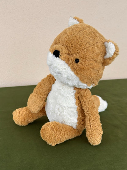 Jellycat Tuffet Fox BNWOT Woodland Orange and Cream Fox Rare Retired Soft Toy
