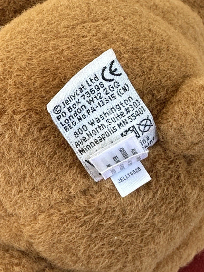 Orsacchiotto in acero Jellycat nuovo senza etichette marrone caldo raro peluche morbido ritirato cm.25