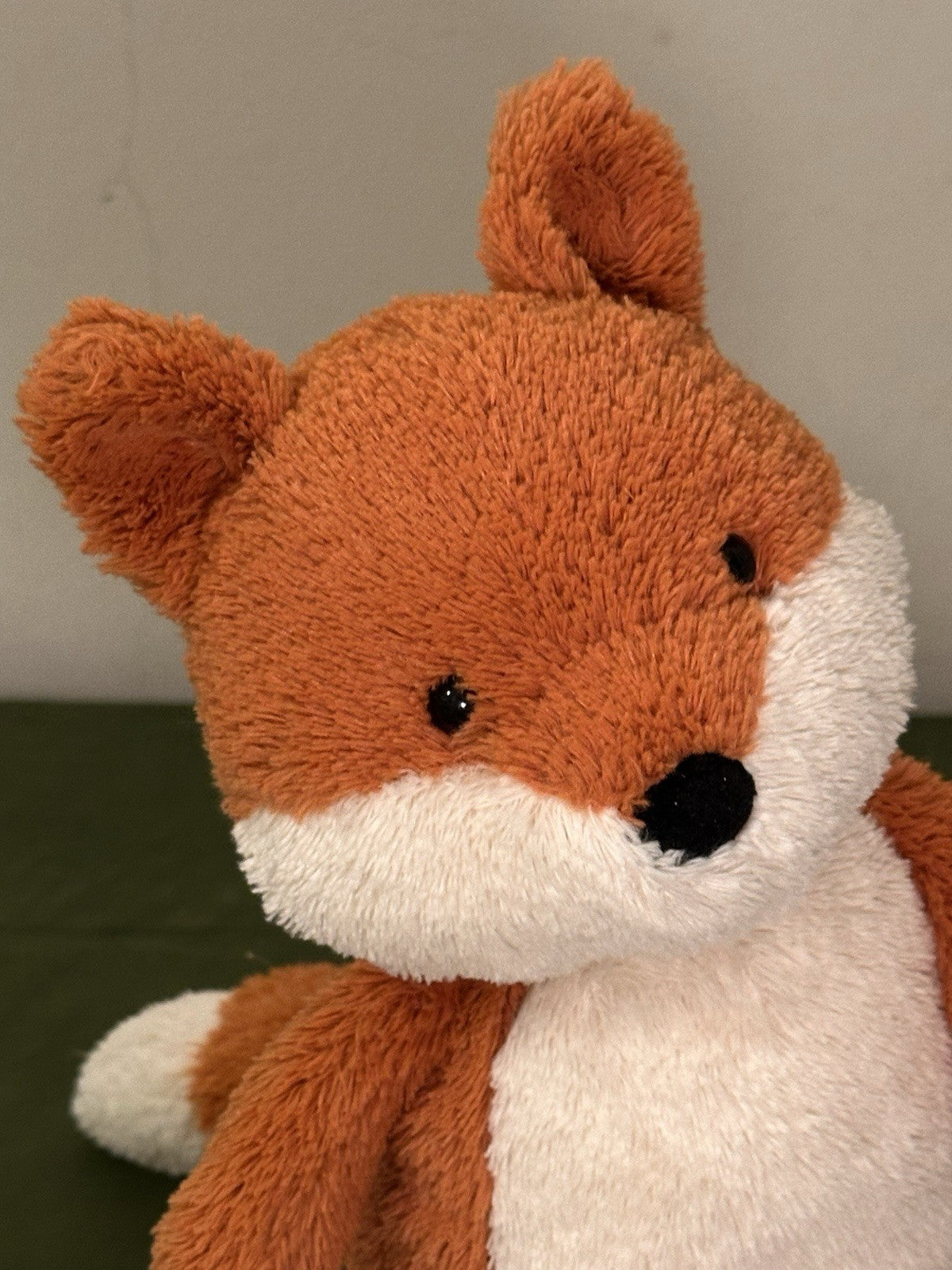 Peluche Jellycat Medium Peanut Fox nuovo senza etichette Woodland Orange Foxy morbido raro ritirato-