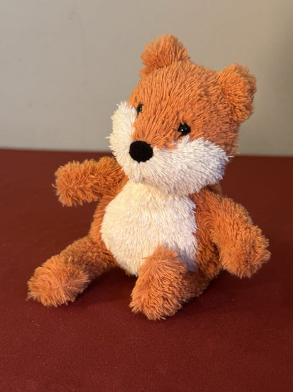 Jellycat Tiny Peanut Fox BNWOT Woodland Orange Foxy Rare Retired Size 6in Plush