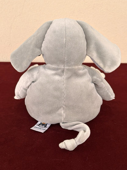 Jellycat Large Rumble Tumble Elephant BNWOT Vintage Retired Plush 1999 Grey Elly cm.30