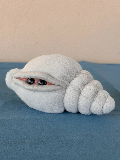 Jellycat Katie Conch Nuovo senza etichette Conchiglia Conchiglia Giocattolo Morbido Ultra Raro Peluche Ritirato cm22