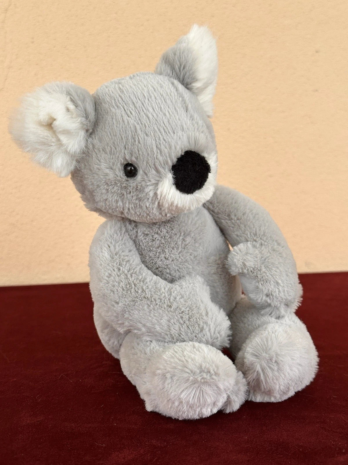 Jellycat Small Benji Koala BNWOT Snugglet Soft Teddy Bear Grey Plush Rare Retired cm30