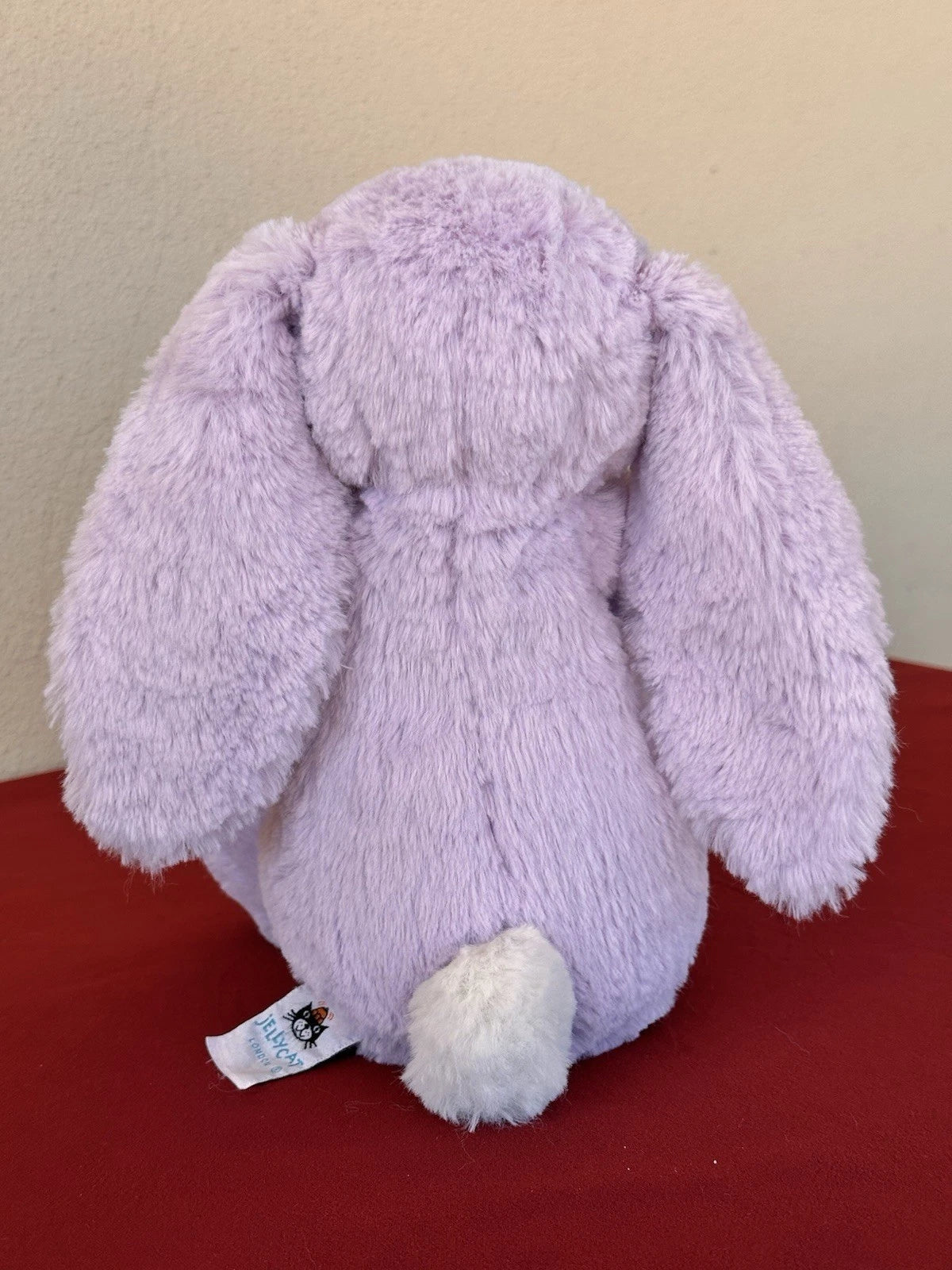 Jellycat Medium Bashful Jasmine Blossom Bunny Retired Rare Lilac with Flower Rabbit