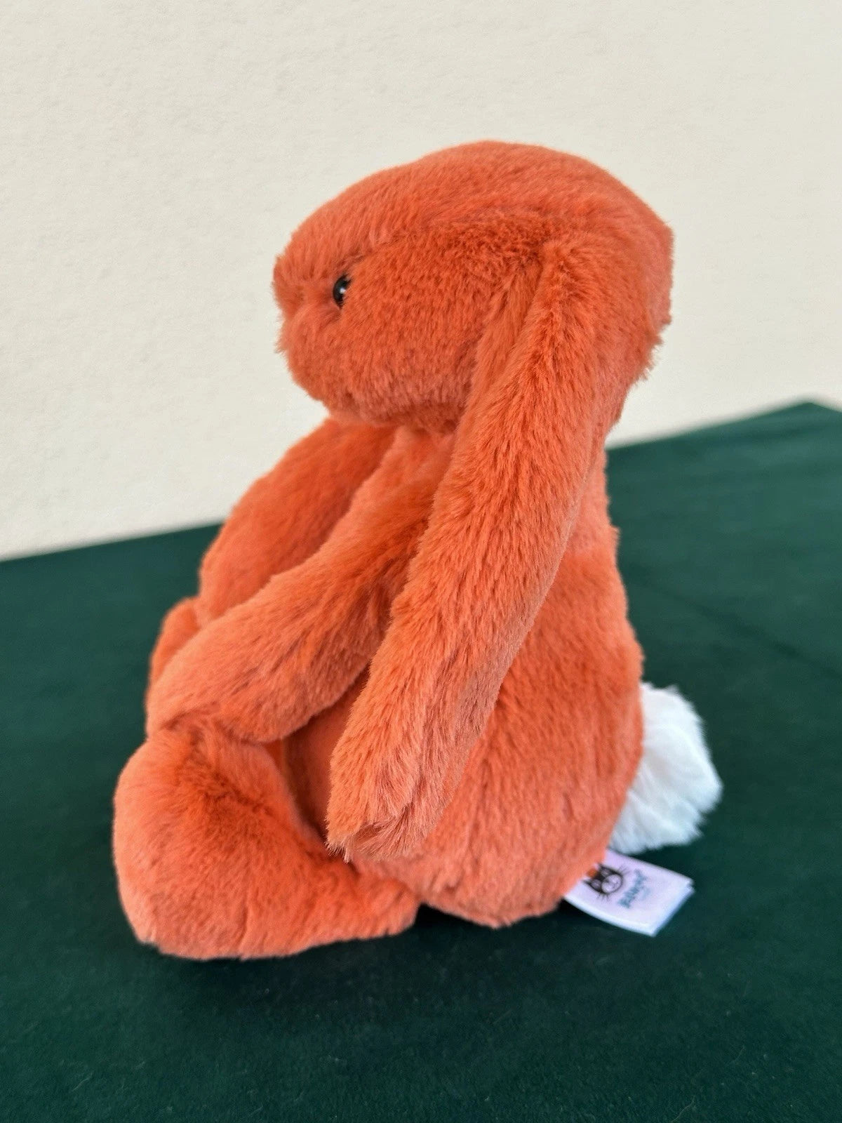 Jellycat Small Bashful Tangerine Bunny NWOT Retired Orange Rabbit Soft Plush Toy