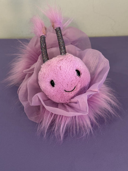 NUOVO peluche Jellycat Lady Shimma-Pilla nuovo con etichette rosa glitterato bruco HTF ritirato-