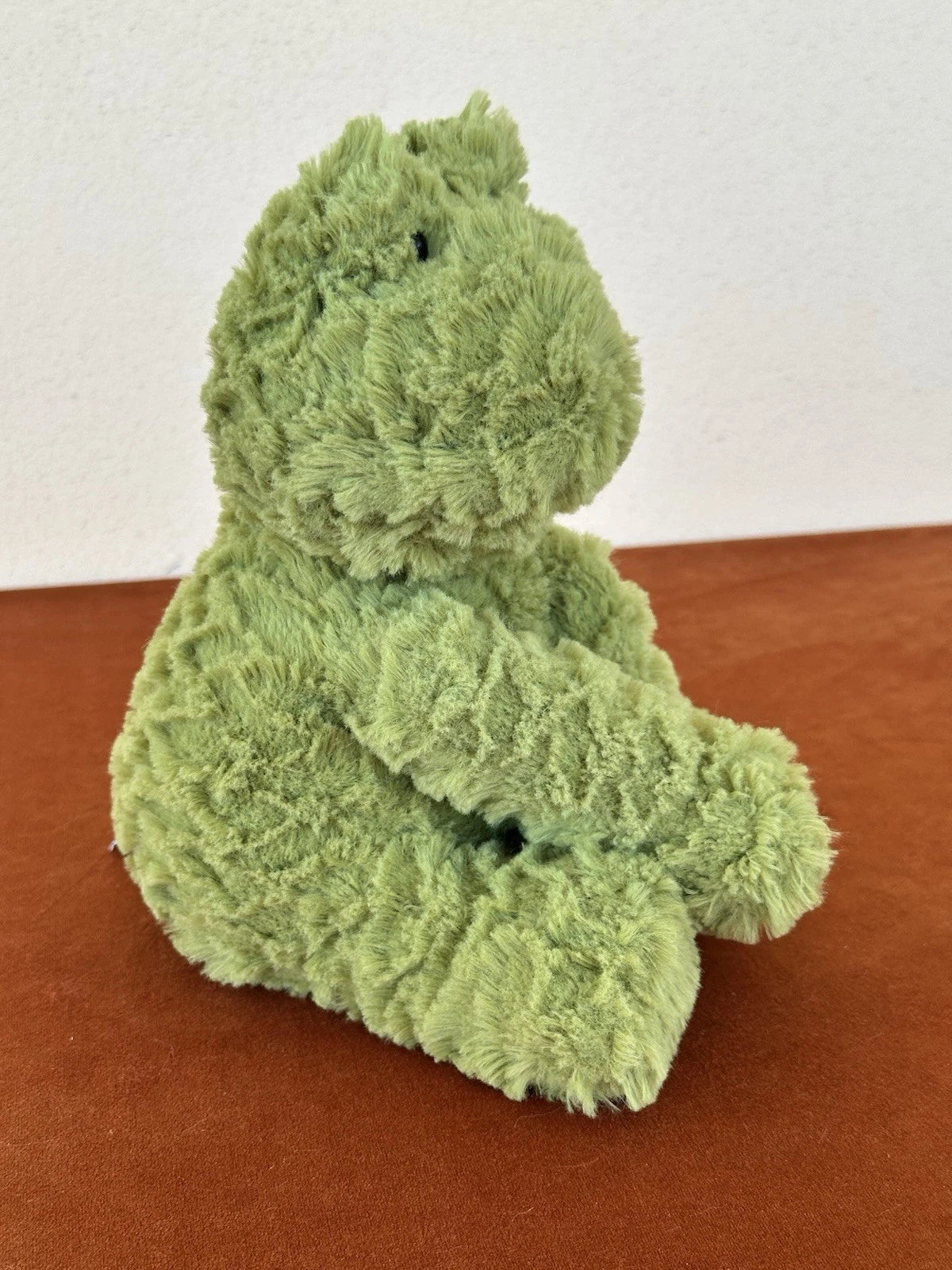 Peluche Jellycat Medium Fuddlewuddle Frog raro giocattolo morbido anfibio verde in pensione